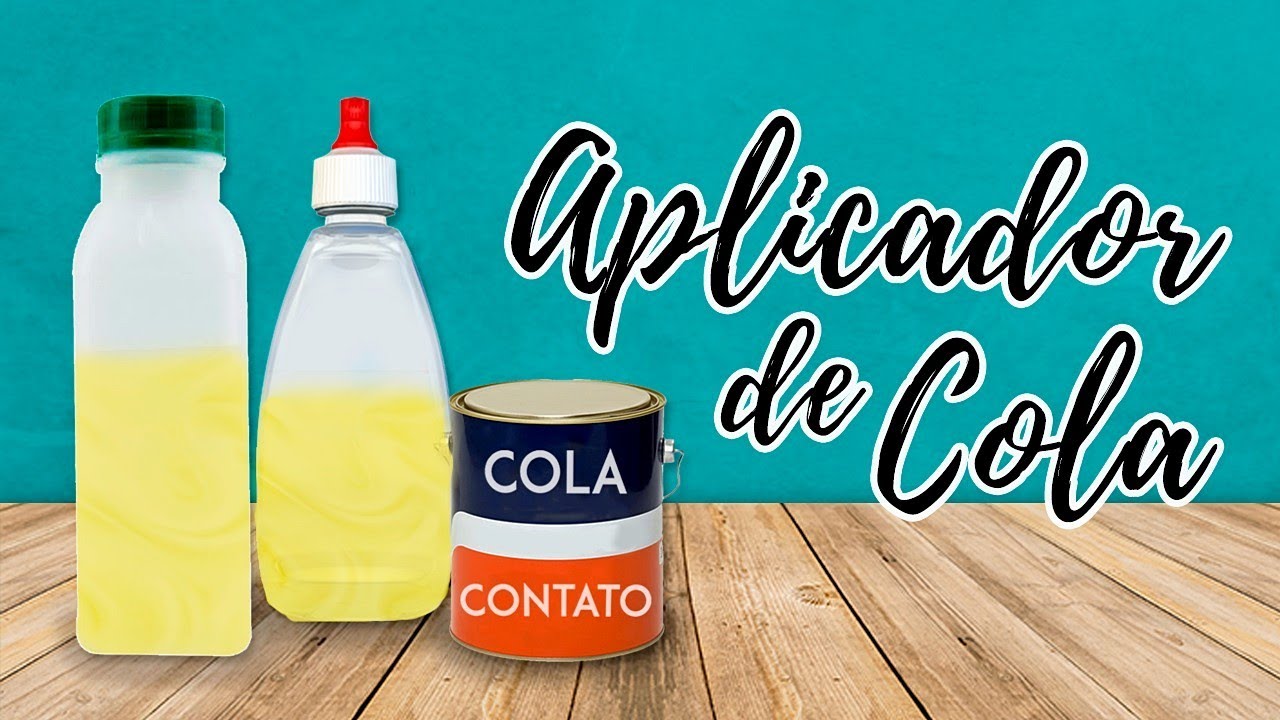 Aplicador Caseiro de Cola de Contato - Como Fazer