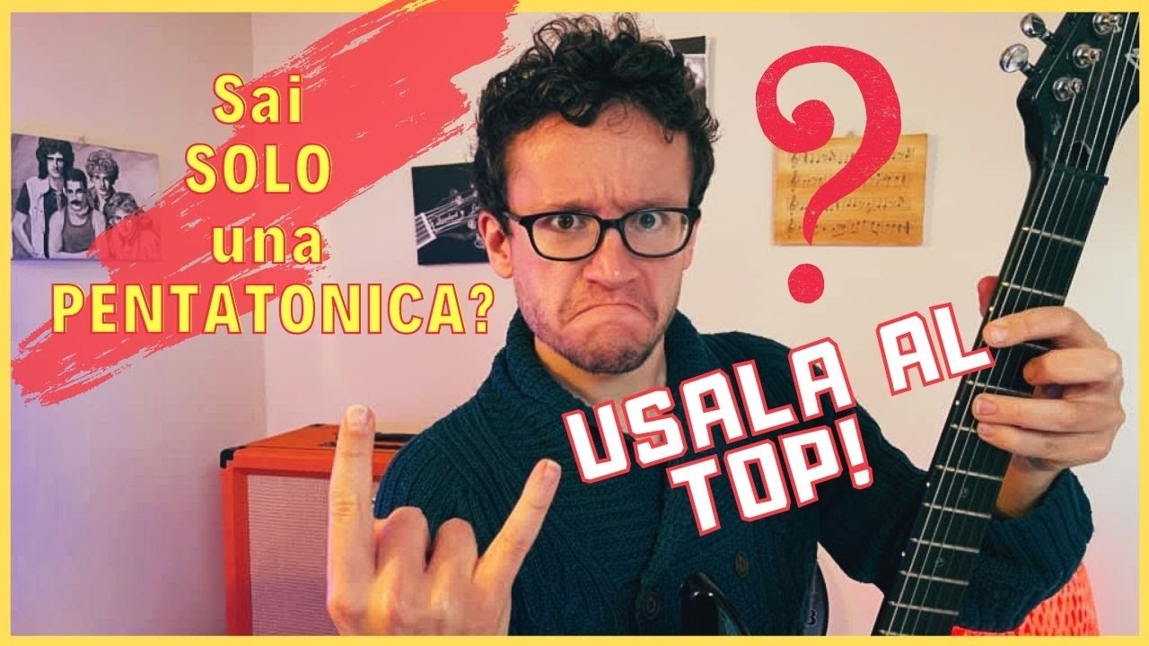 Sai SOLO la PENTATONICA? Questo video è per te! 🙂