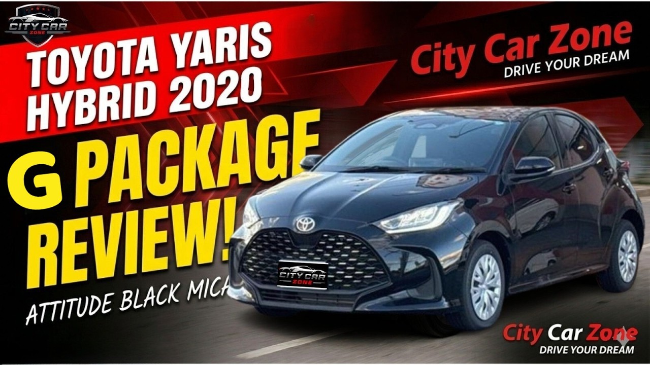 Toyota Yaris Hybrid 2020 Black 2 Tone || Best Car for Small Family || City Car Zone