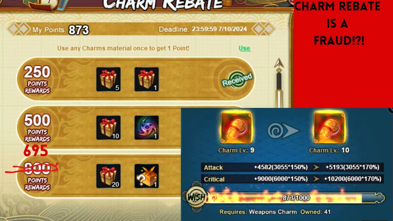 Naruto online Charm Rebate is a fraud !?!? (you only need 695)