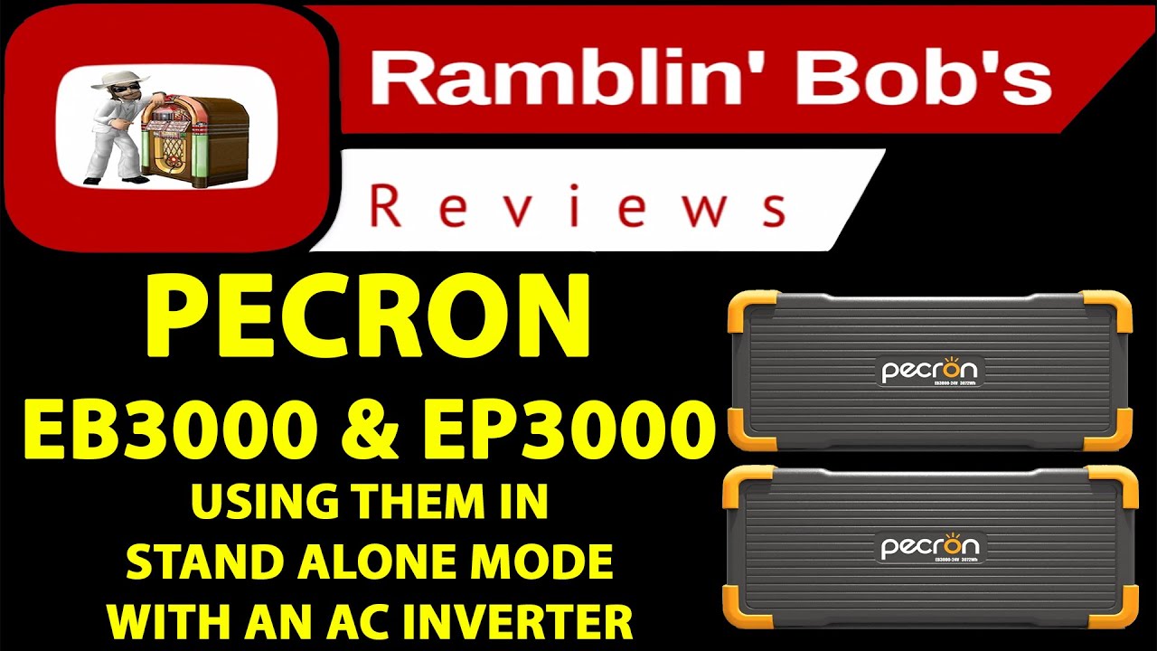 PECRON EB3000 и EP3000 (использование в автономном режиме с инвертором переменного тока)