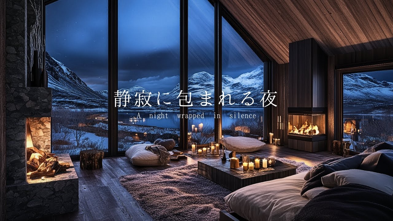 【睡眠用BGM】静寂に包まれる夜｜脳を休める癒やしのピアノ｜自分を愛するための時間｜Starry Night Sanctuary, Beyond the Noise
