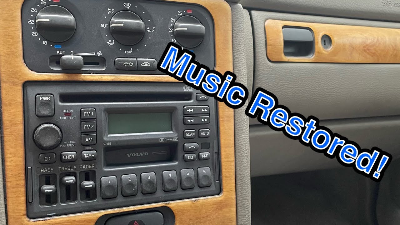 How to Replace the Factory Radio on a P80 Volvo S70, V70 and C70!