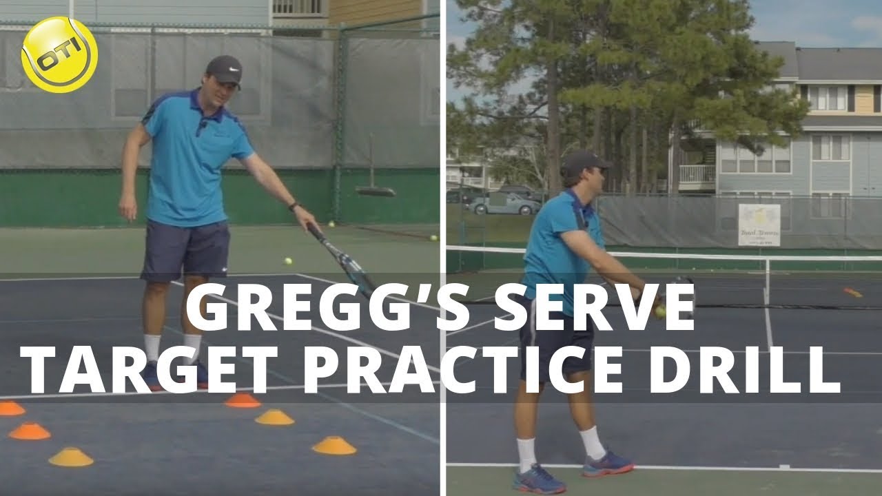 Gregg&rsquo;s Serve Target Practice Drill