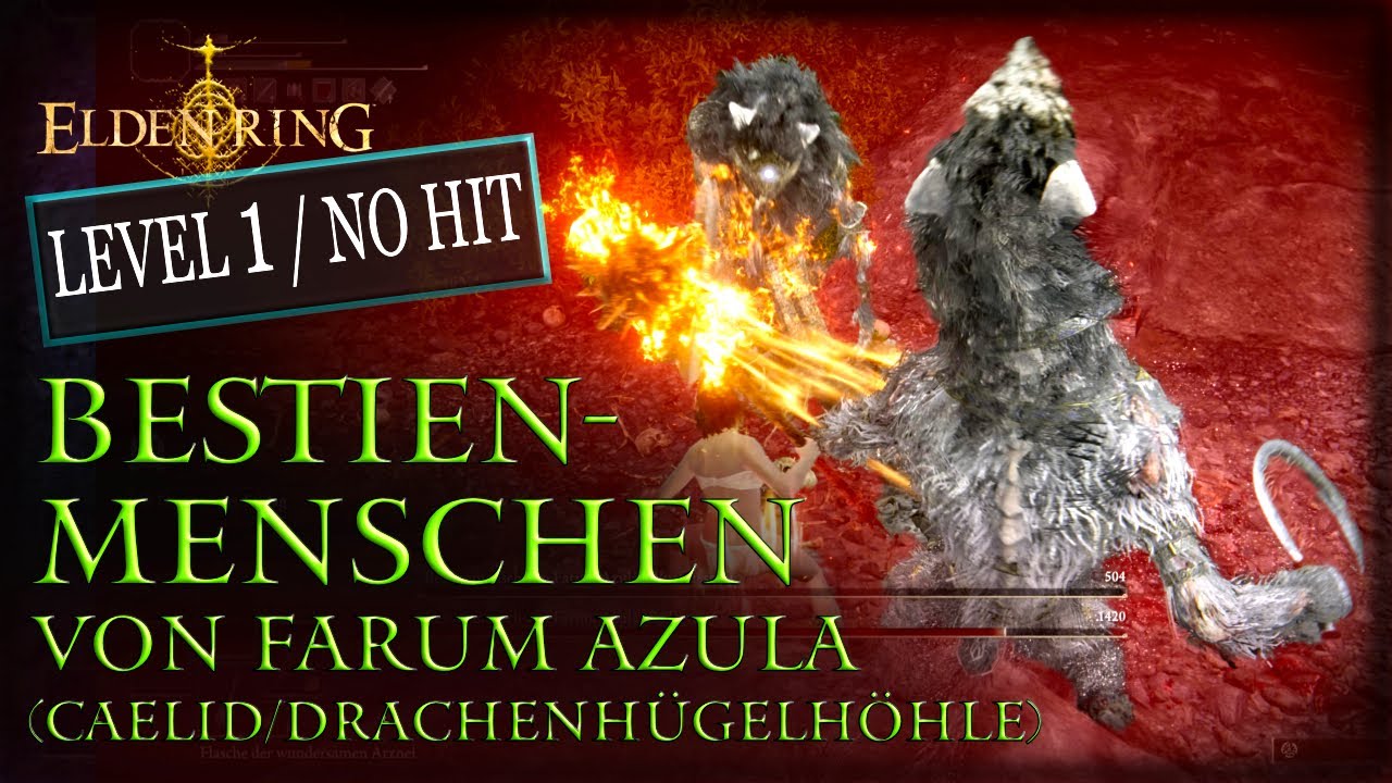 FIEBERTRAUM-HÖHLE und der nächste bodenlose Doppelboss! | Elden Ring, solo, Level 1, no hit 