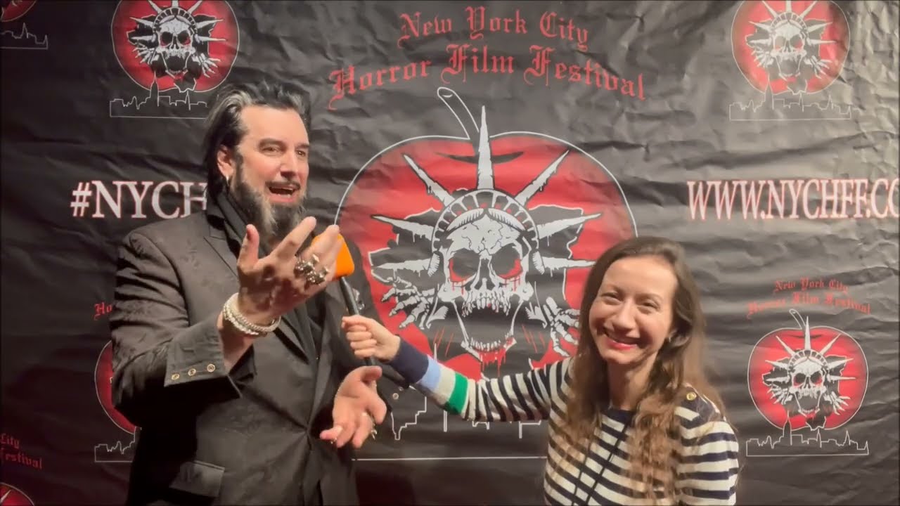 Aurelio Voltaire. Interview on the film: The Demonatrix at New York City Horror Film Festival 2025.