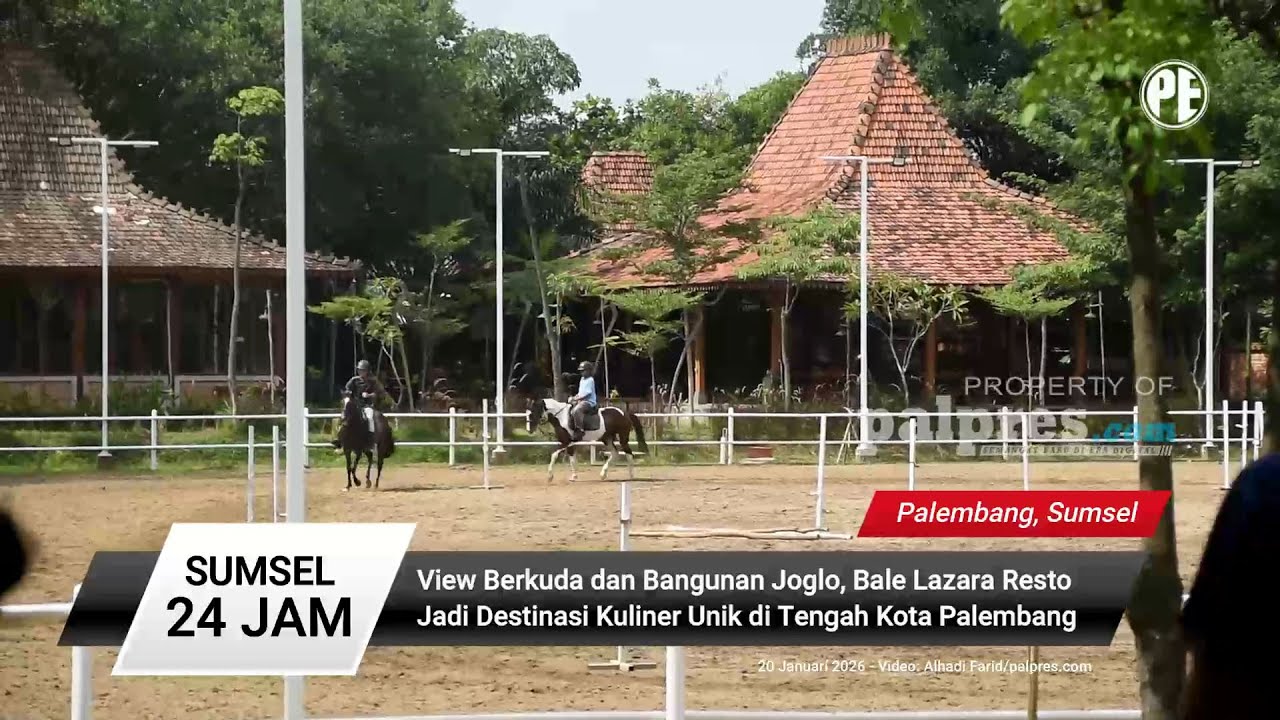 View Berkuda & Bangunan Joglo,Bale Lazara Resto Jadi Destinasi Kuliner Unik di Tengah Kota Palembang
