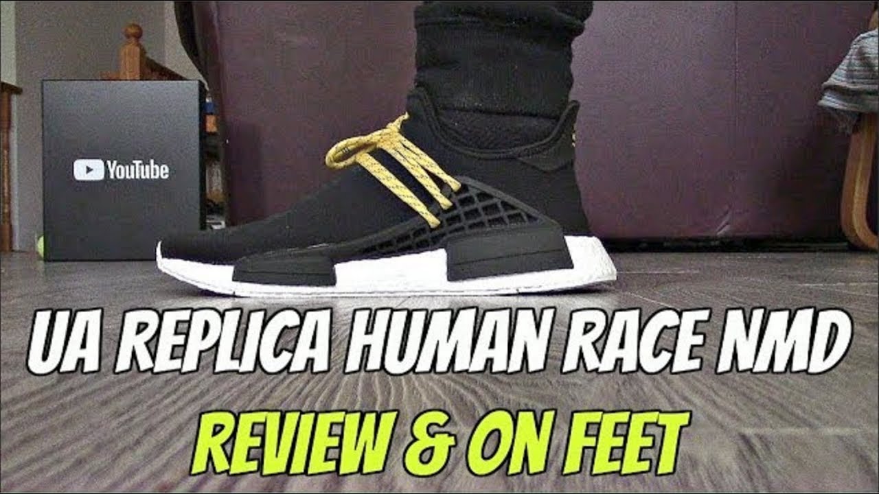 BEST UA Replica NMD Human Race Pharrell Williams {On Feet & Review}