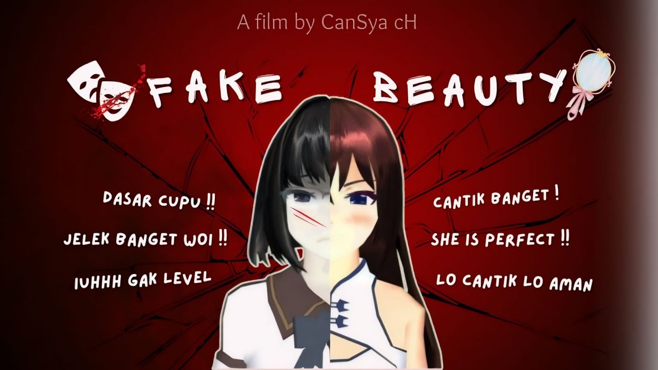 FAKE BEAUTY [FULL MOVIE] || #dramasakuraschoolsimulator #sakuraschoolsimulator