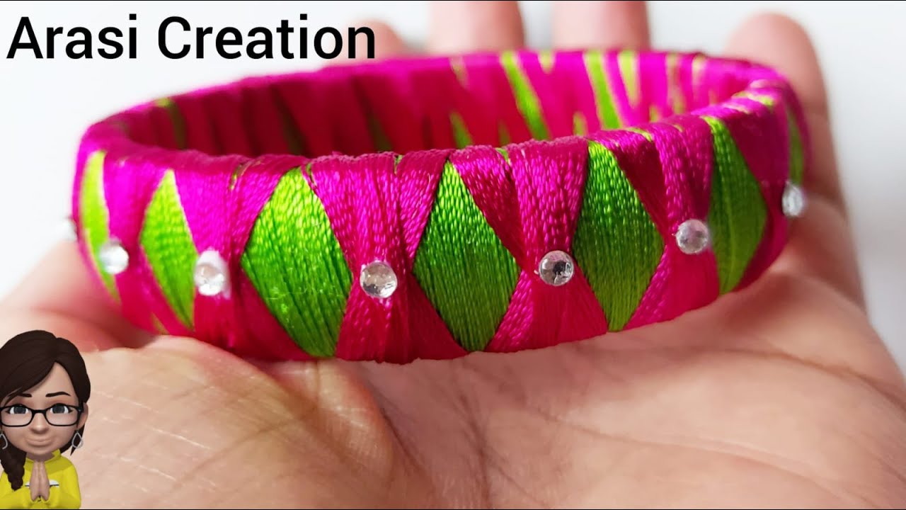 Silk Thread Bangles | Easy Silk Thread Bangles | Latest Designer Silk Thread Bangles | Arasicreation