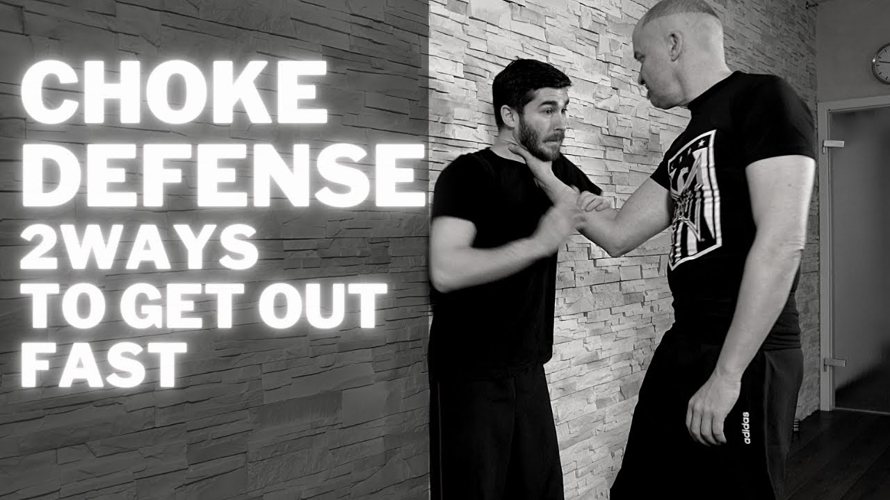 How to get out of a frontal Choke: (the easy Way)