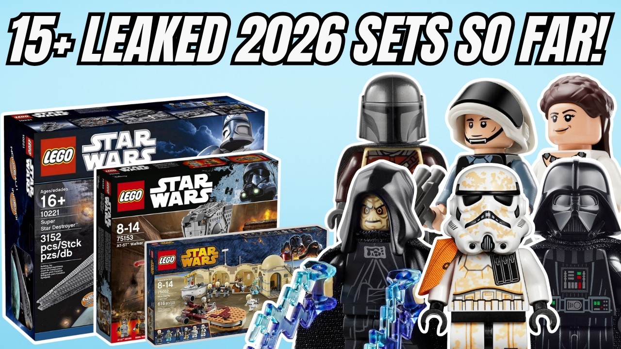 Наконец-то... *ВСЕ* наборы LEGO Star Wars 2026 просочились в сеть! (Более 15 наборов!)