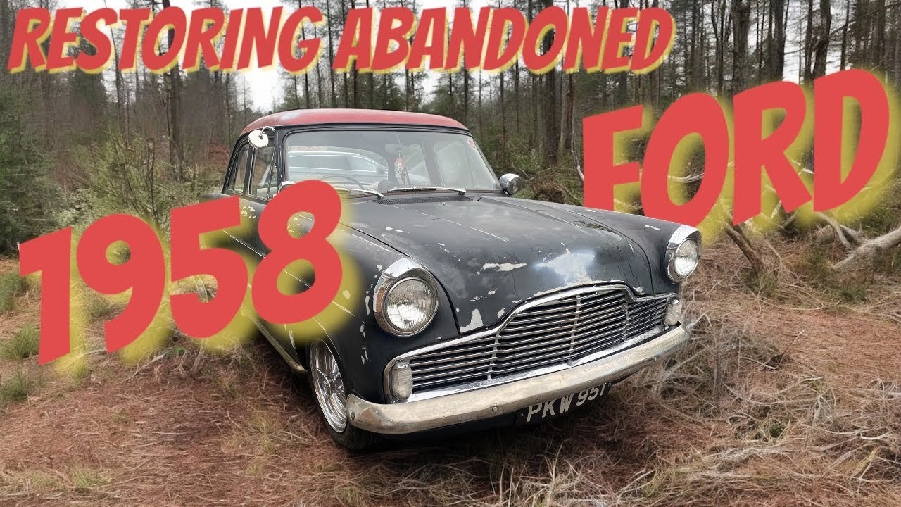 ВОССТАНОВЛЕНИЕ FORD ZEPHYR 1958 ГОДА, КОТОРЫЙ НЕ ЕЗДИЛ 30 ЛЕТ | VLOG часть 2