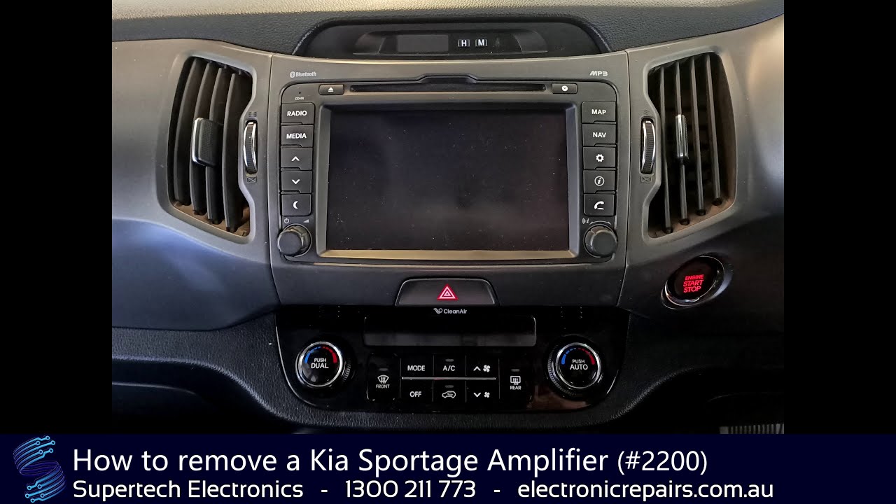 How to remove a Kia Sportage Amplifier (#2200)