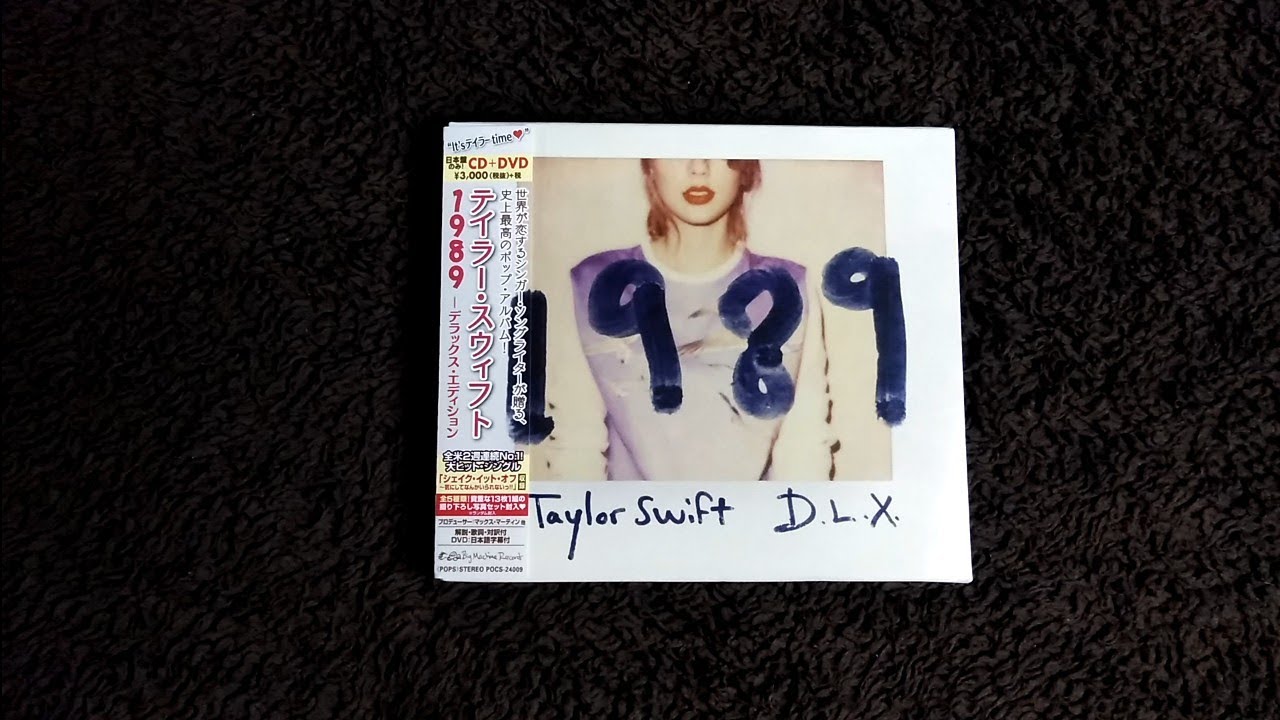 Unboxing Taylor Swift - 1989 Deluxe Edition (Japan Pressed) CD+DVD