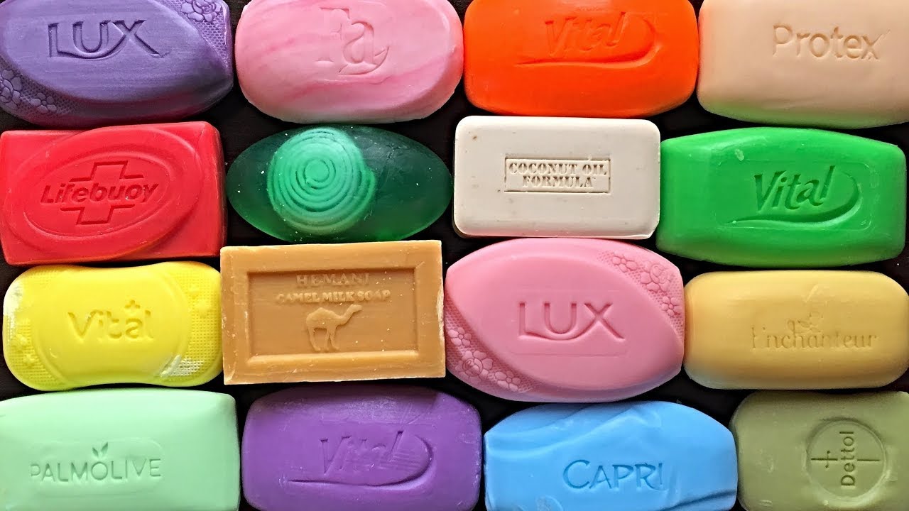 ASMR  🤤 Crushing soap boxes with starch and foam 💙✨ Crushing crunchy 💗 Cutting soap cubes 💕
