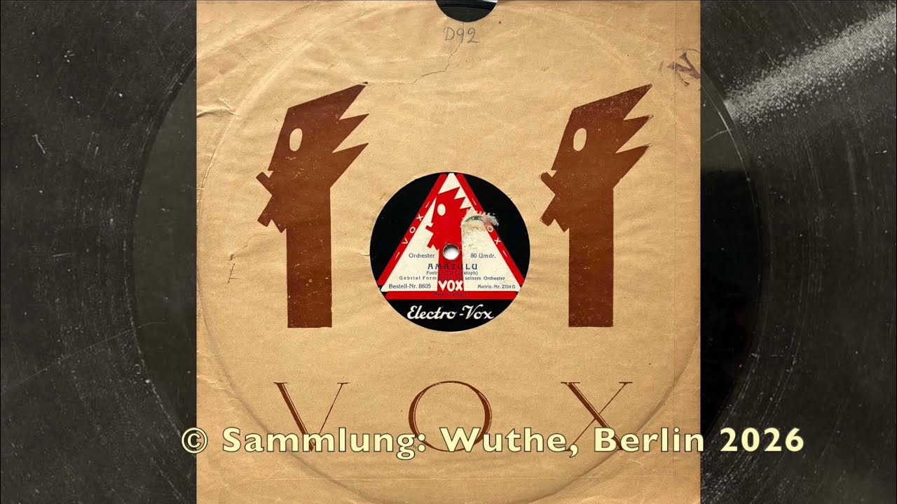 Berlin Jazzband: GABRIEL FORMIGGINI: Amazulu 1928
