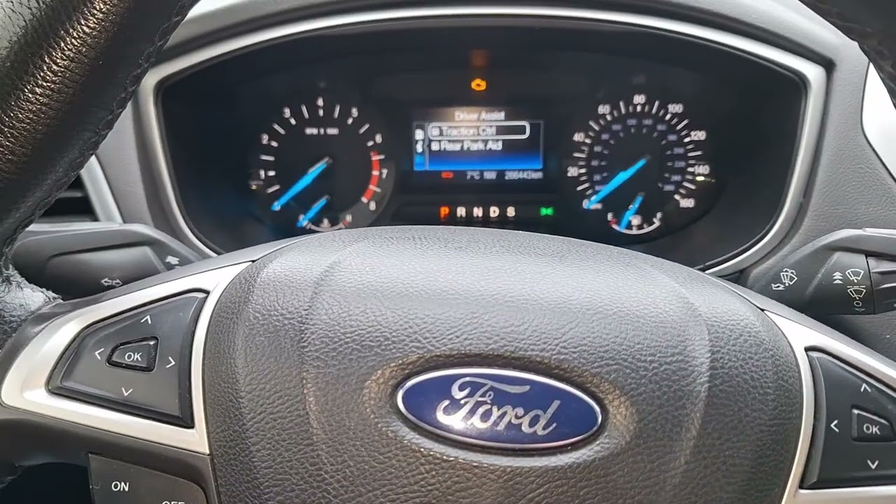 Как отключить систему контроля тяги в Ford Fusion 2013-2020 годов выпуска?