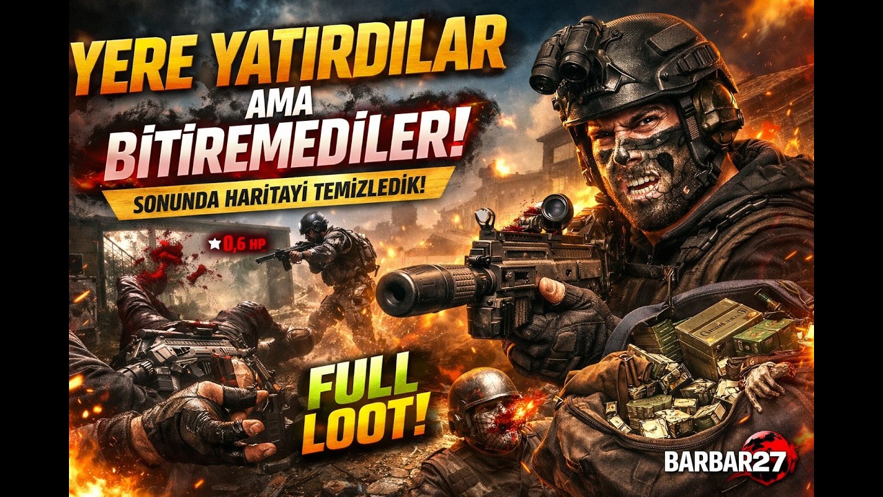 Yere Yatırdılar Ama Bitiremediler! Sonunda Haritayı Temizledik 😈