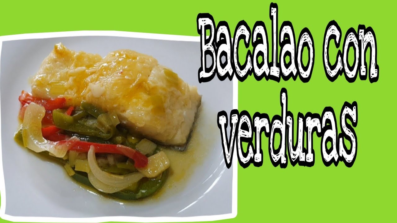 Como hacer bacalao con verduras fácil
