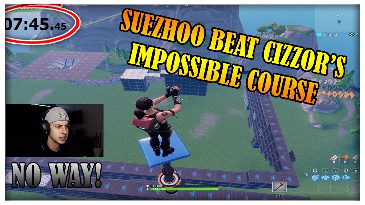 Suezhoo BEATS Cizzor  *DEATHRUN CHALLENGE* MAP in 7 Minutes!