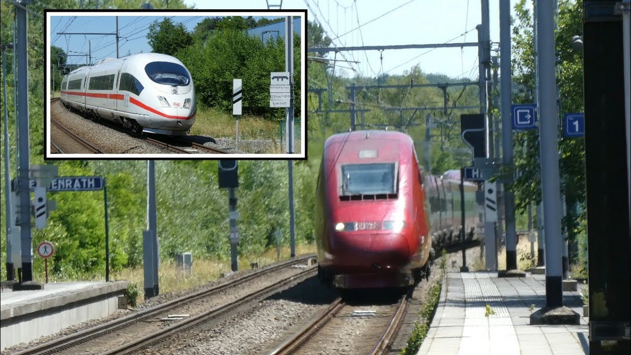 ICE 3M (DB BR406) + THALYS PBKA - Hergenrath, 24.VI.2023