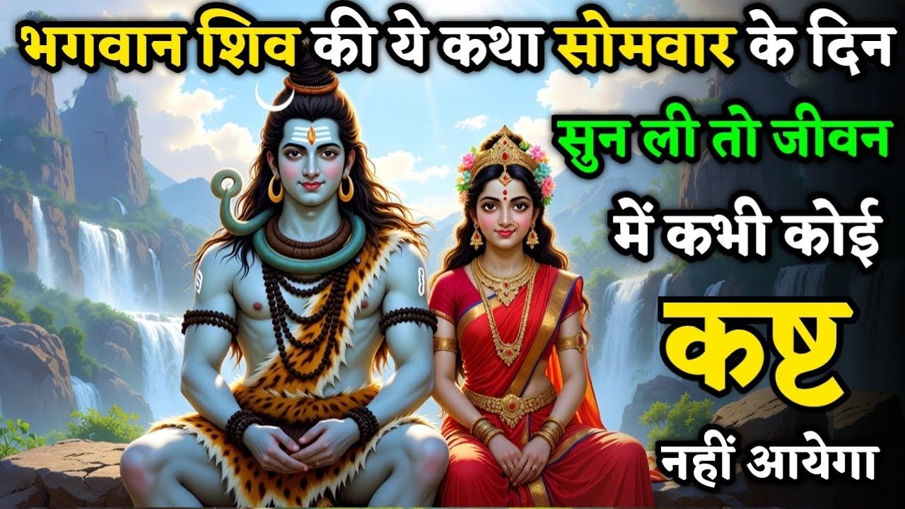 भगवान शिव की ये दिव्य कथा एक बार सुन लो, दुःख - दरिद्रता पास भी नहीं आएगी | Somvar Vrat Katha 
