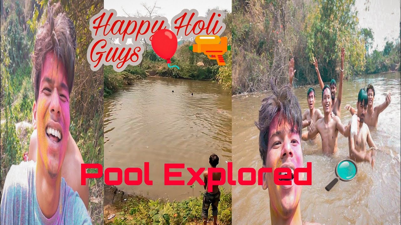 Holi 2022-Happy Holi Guy's.Pool explored in Guwahati 😱|Manzber Vlogs| #3 #holi2022guwahati #holi2022