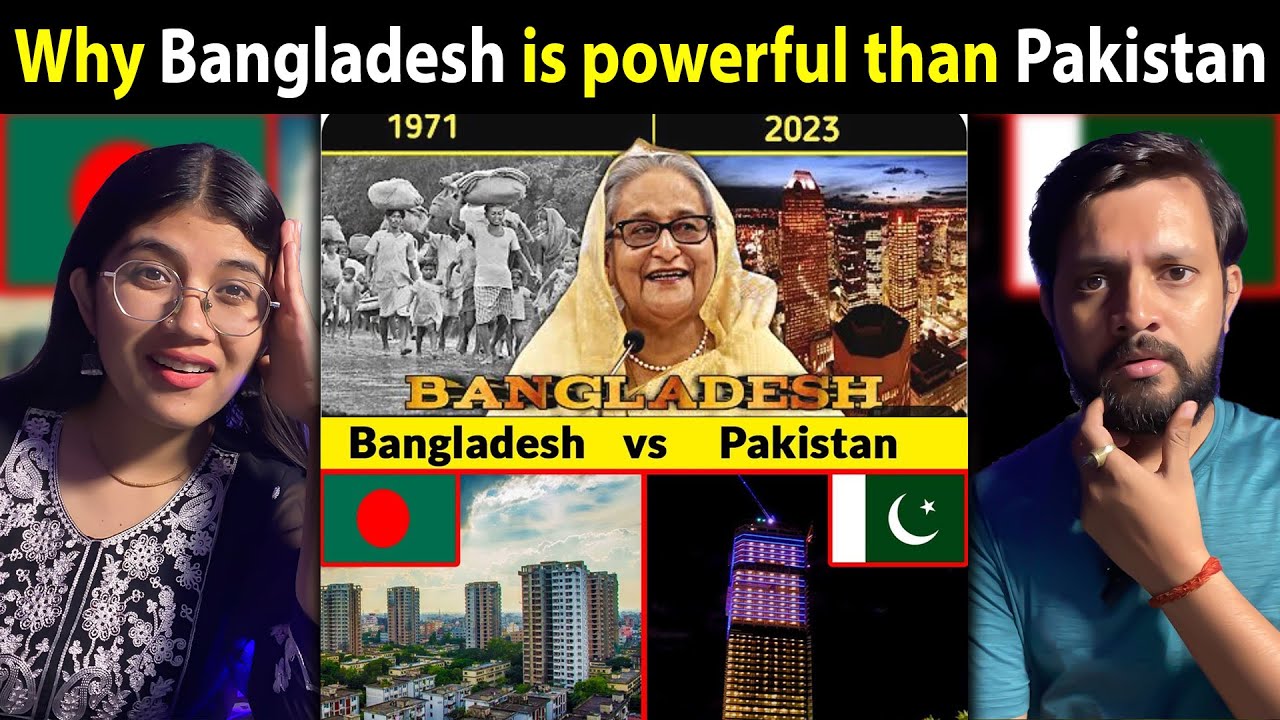Indian Reaction on why bangladesh is powerful than pakistan