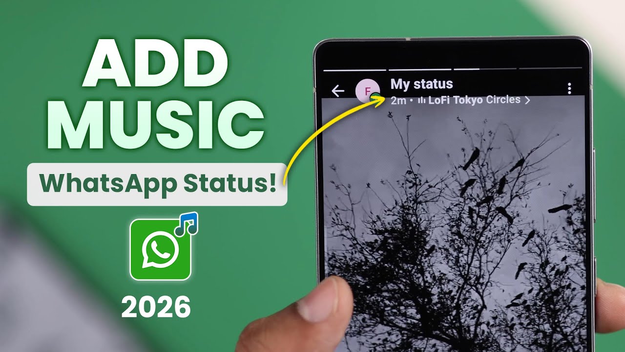 How to Add Music to WhatsApp Status!