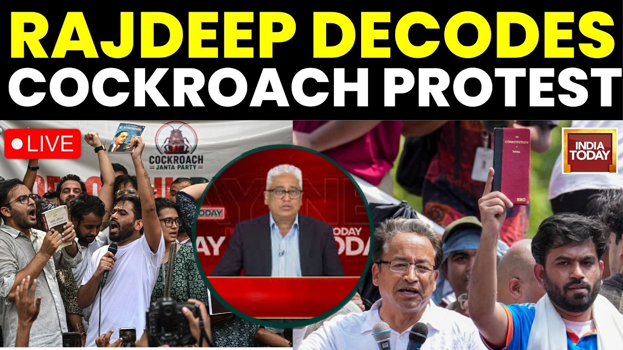 Cockroach Protest News LIVE: Gen-Z Roundtable With Rajdeep Sardesai On CBSE & NEET Exam Row