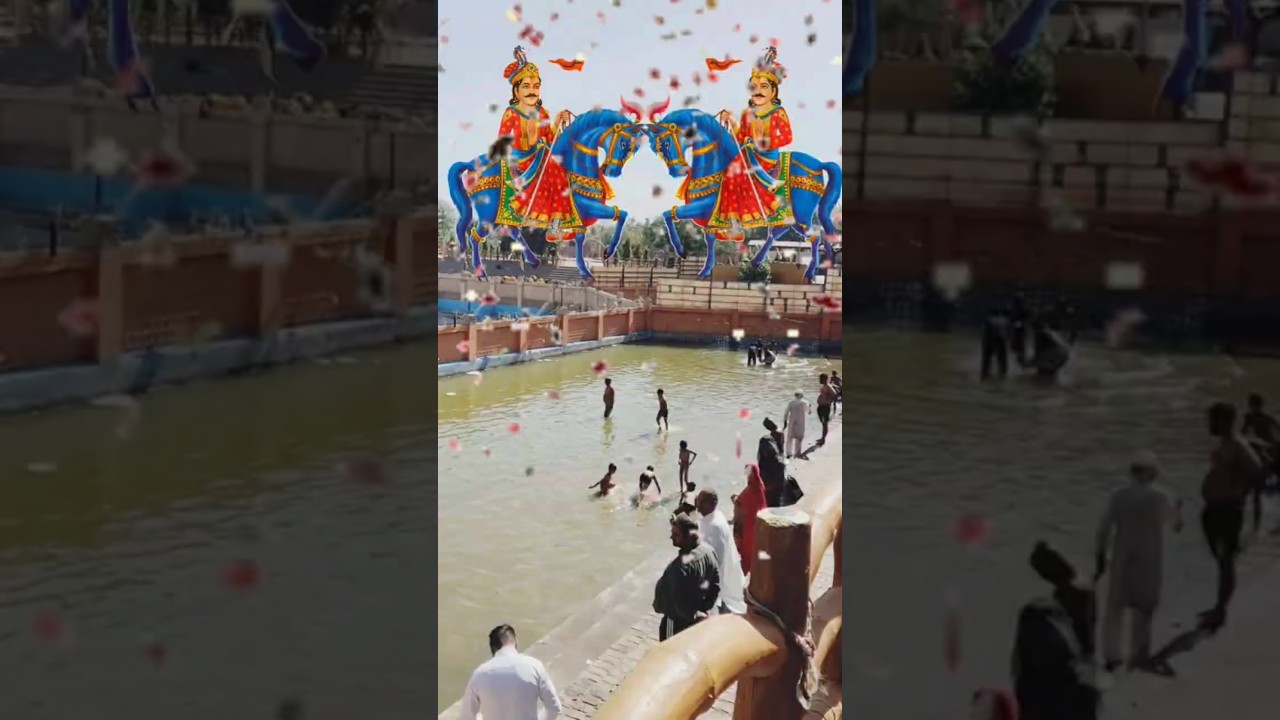 Bagad Dham Mela Rajasthan🙏Goga Mandir darshan 🚩#gogamedimela #viralvideo #shorts #new #jaharveer #yt