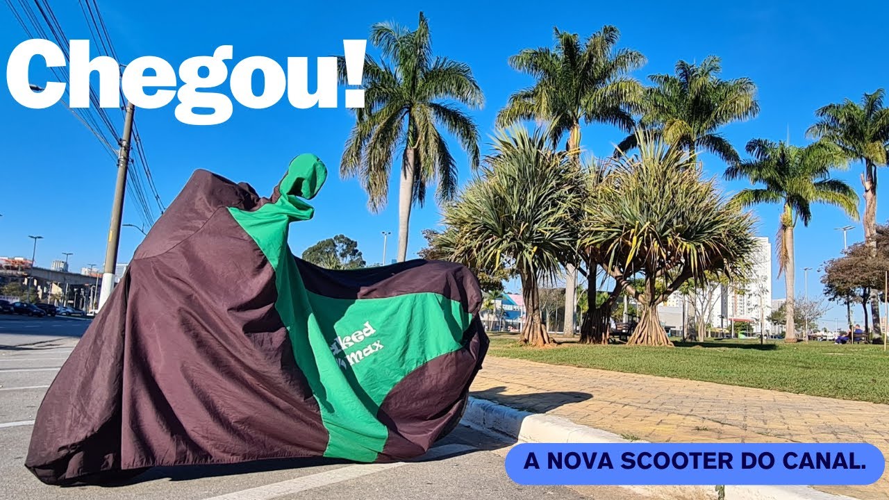 Finalmente chegou! Vamos apresentar a nova scooter do canal!