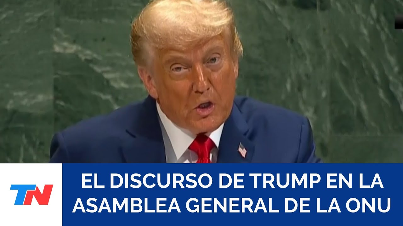 Fuerte discurso de Donald Trump en la Asamblea General de la ONU: 