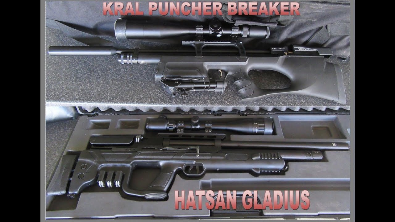 THE HATSAN GLADIUS & KRAL PUNCHER BREAKER REVIEW   Tinsley Park Shooting Club 08 09 16