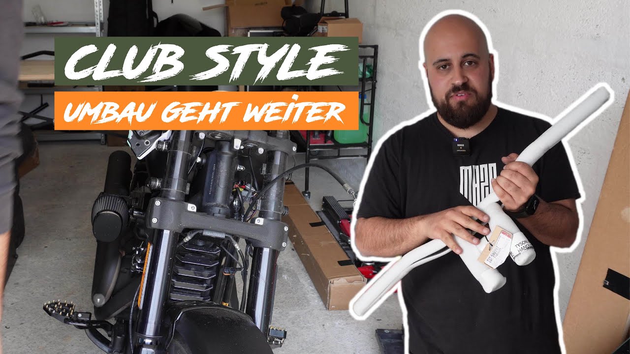 Eine T-Bar für die Fat Bob | Motorrad Lenker austauschen | Mazo Vlogs