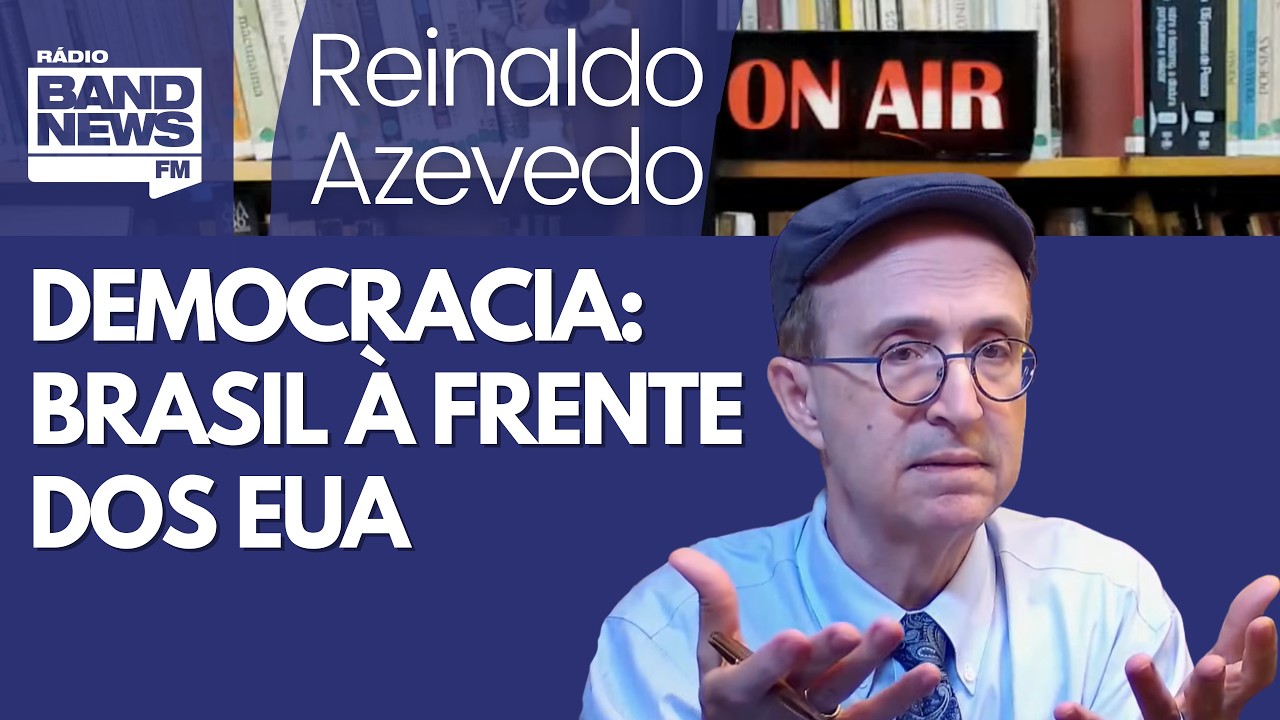 Reinaldo – Brasil à frente do EUA num ranking da democracia. E é apenas verdade