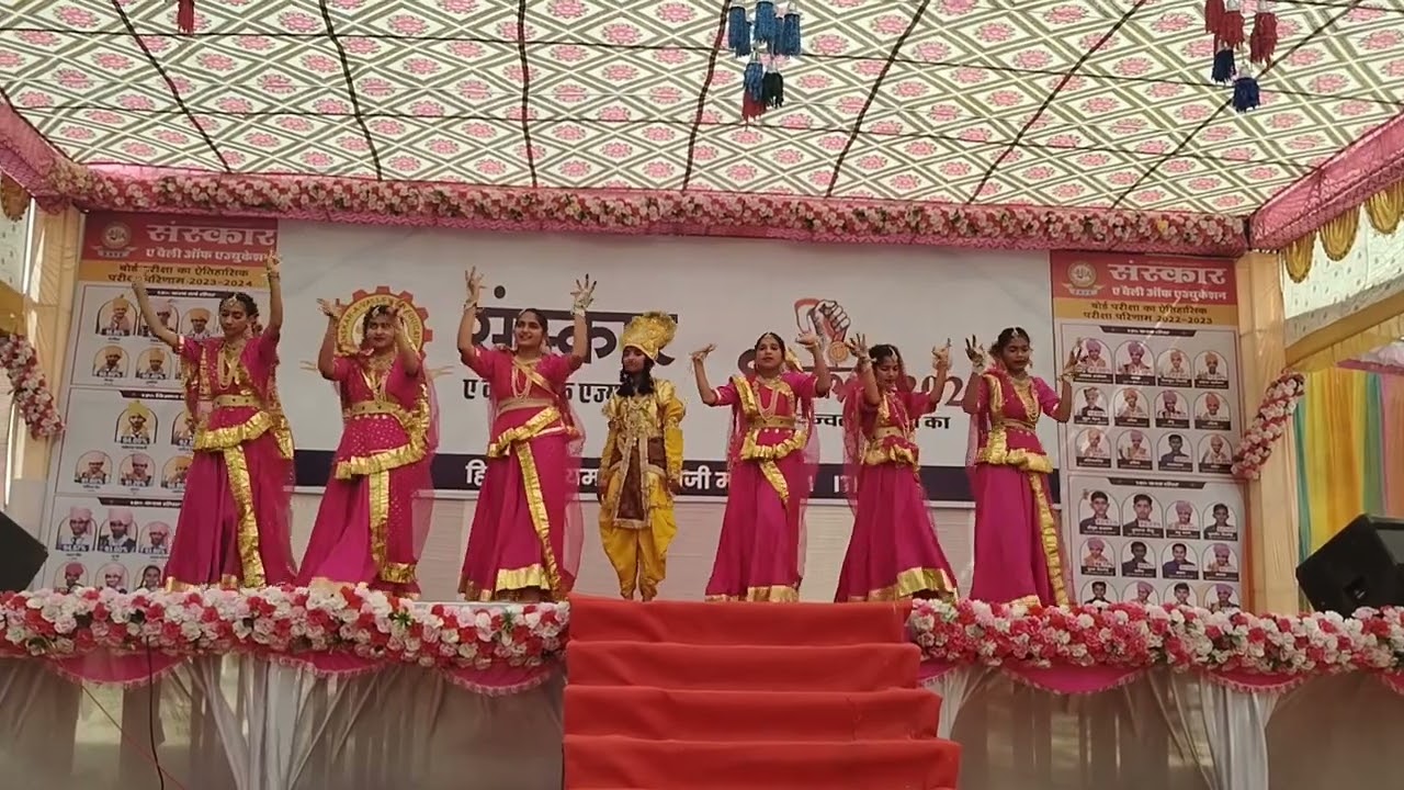 krishna leela part 2 sanskar  school  pachpadra   Costume n choreography gauri arora