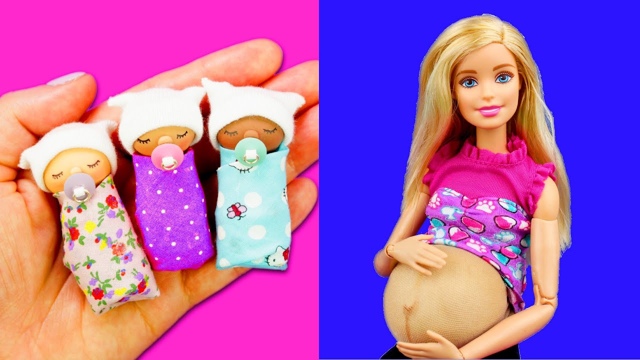 DIY Miniature Baby for Barbie