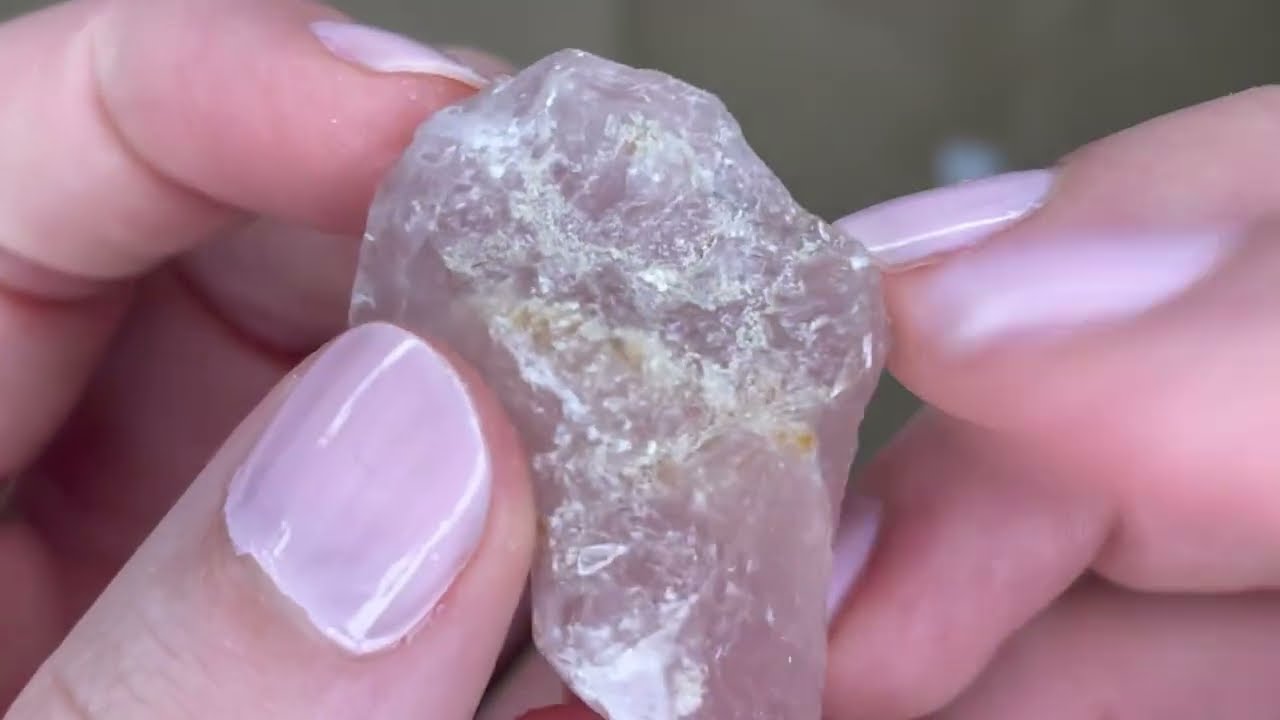 ASMR examining crystals with a monocle and tapping and scratching