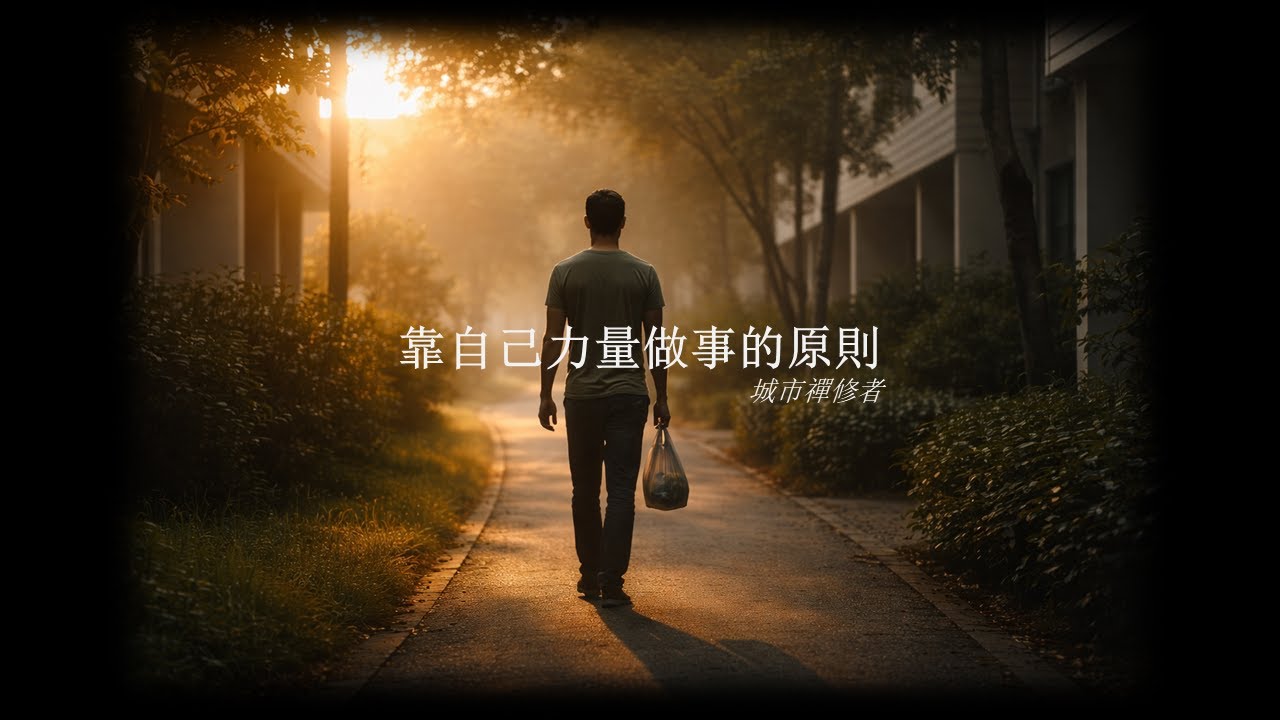 城市禪修者 — 靠自己力量做事的原則