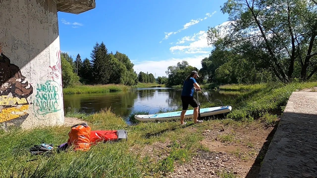 Сплав из Можайска в Звенигород по реке Москве | 92 км | #sup