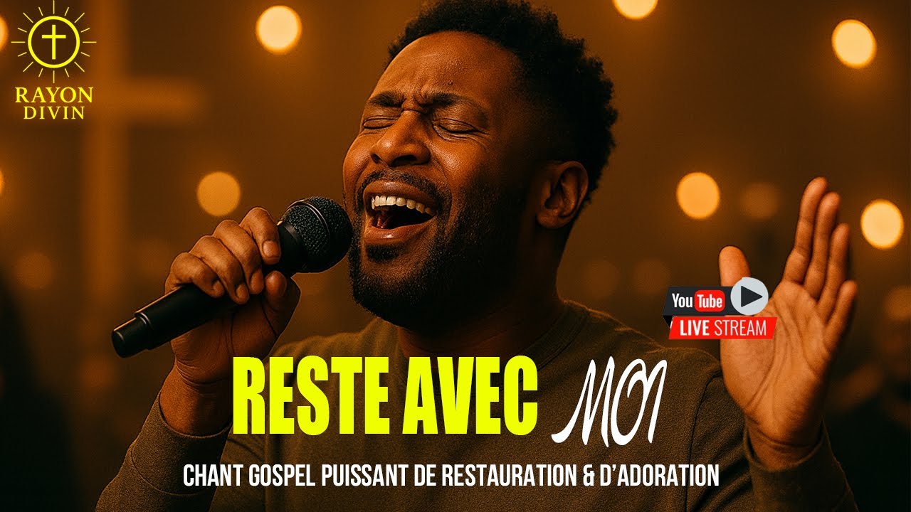 🔥 RESTE AVEC MOI 🔥– Chant Gospel Puissant de Restauration & D’Adoration Version Live 2025