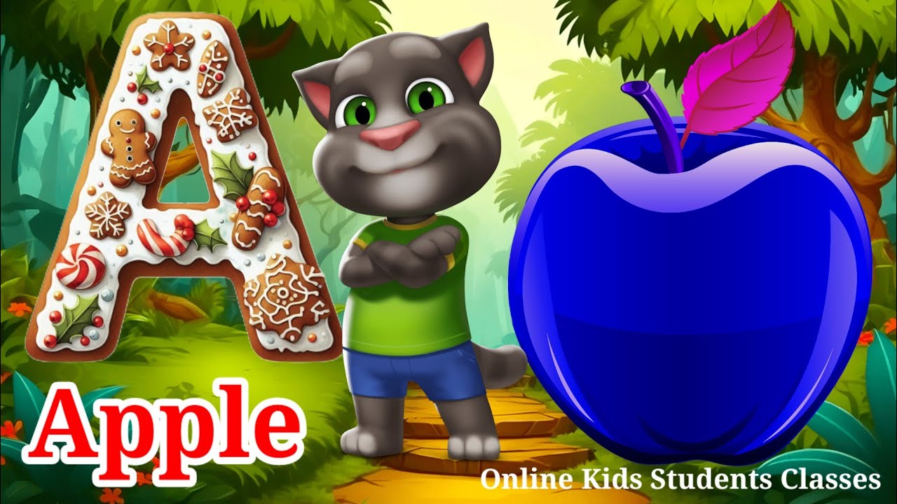 Phonics Song 2 with TWO Words in 3D - A For Airplane - ABC Alphabet Songs & Sounds  01400