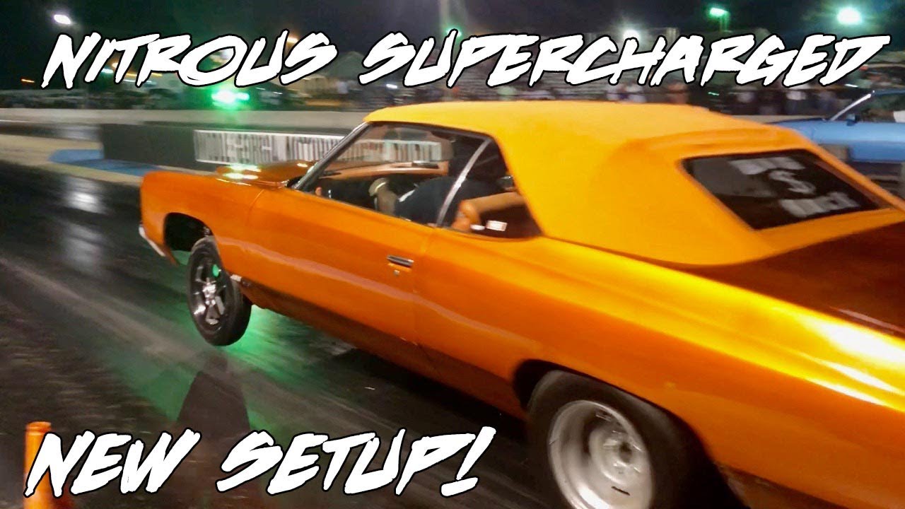 HE HAS A BRAND NEW SETUP IN THIS DONK!! SUPERCHARGED, NITROUS 355 CUBIC INCH DONK