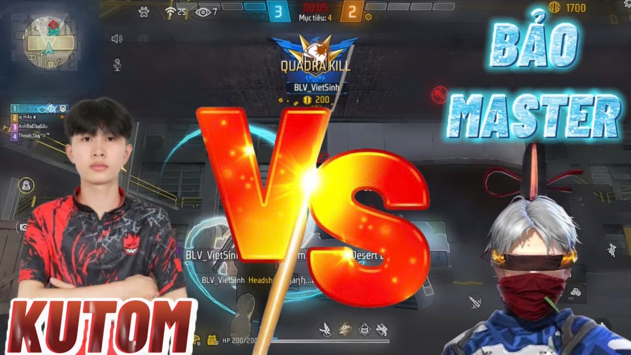 FREE FIRE | BẢO MASTER VS KUTOM - NHÀ VUA CỦA KING OF MAP S2 HAY TRÙM GÁY VIỆT NAM MỚI LÀ KẺ MẠNH