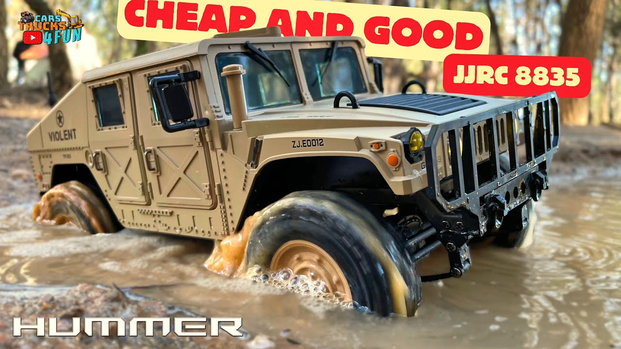 TANIO I DOBRZE, wojskowy Hummer JJRC C8835 | Rozpakowanie i pierwsza jazda @CarsTrucks4Fun