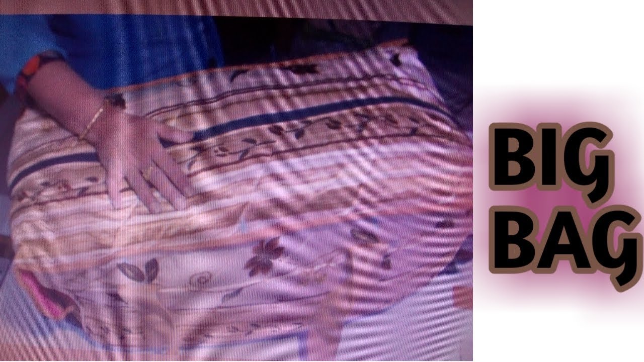 ज्यादा सामान  के लिए बड़ा बैग बनाइये/SEWING TUTORIAL HOW TO MAKE MULTIPURPOSE BIG BAG