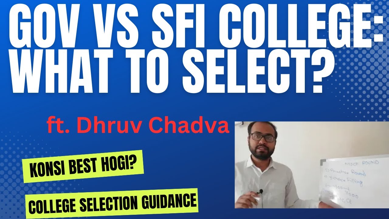 Government vs Self Finance College: What to select?
