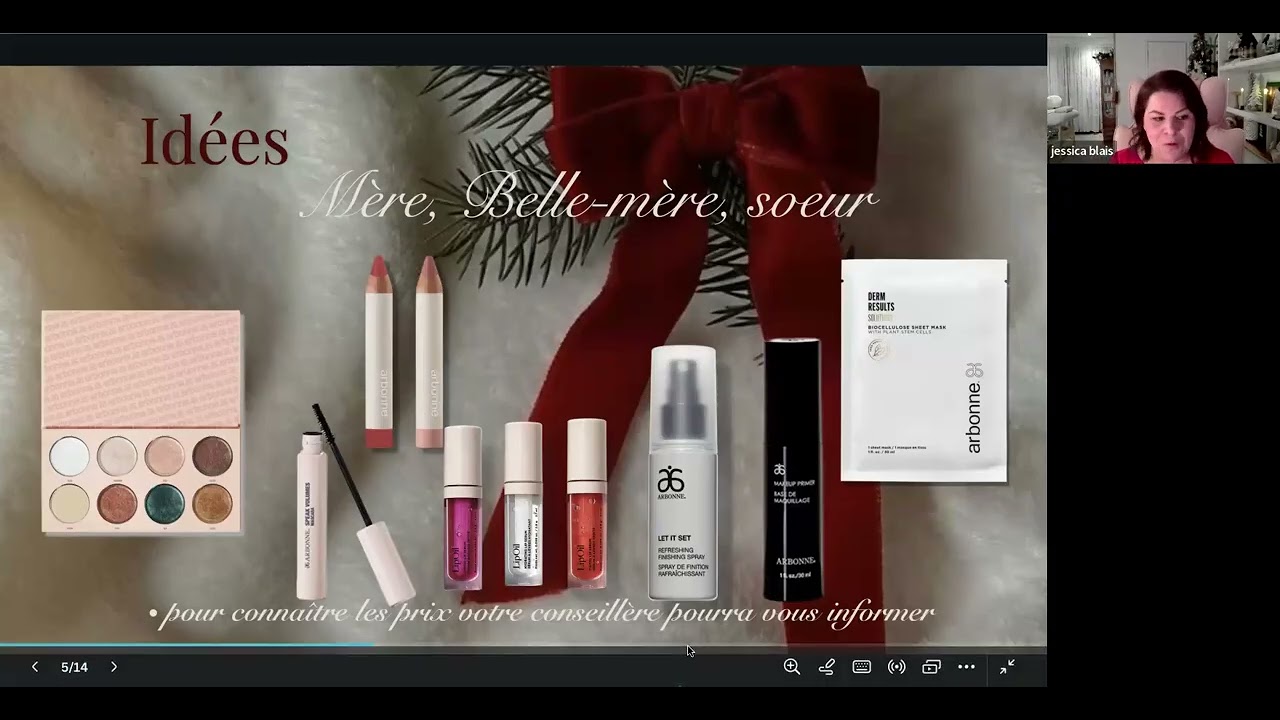 Idées cadeaux pour Noël : Arbonne